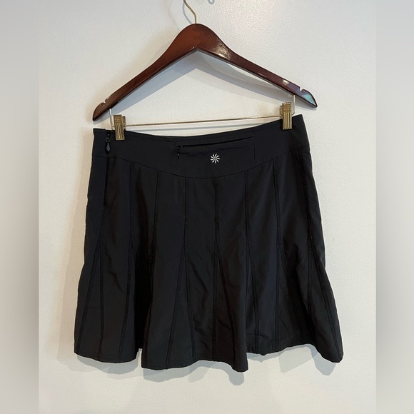 ATHLETA black A line Skort Size 6 - Picture 2 of 8